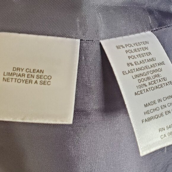 Stylish Anne Klein Silky-Polyester Blazer - Picture 7 of 7